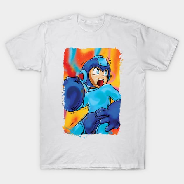 Mega Man T-Shirt by Lopan4000